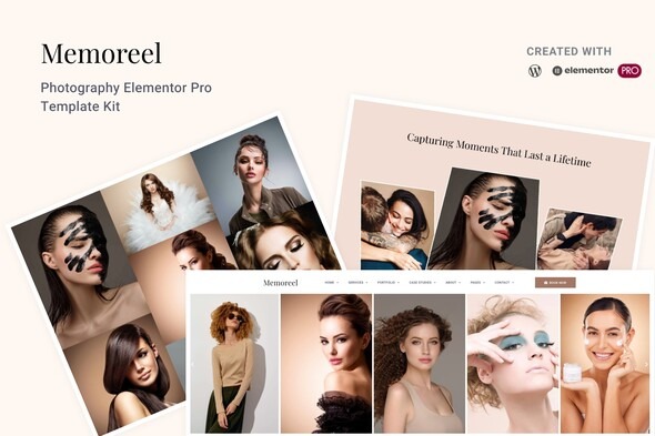 Memoreel  – Photography Elementor Pro Template Kit