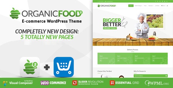 Organic Food 1.3.3 – Farm Business Eco WordPress Theme