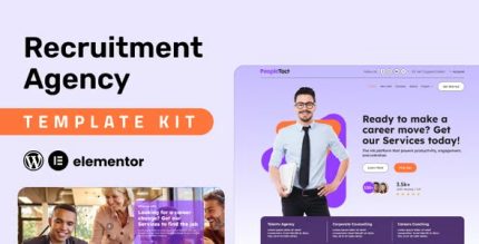 Peopletact - Recruitment Agency Elementor Template Kit