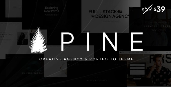 Pine 1.1.7 – Creative Agency & Portfolio WordPress Theme