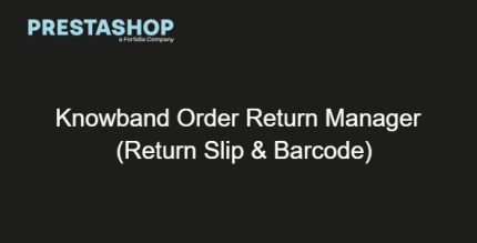 Knowband - Order Return Manager (Return Slip & Barcode)