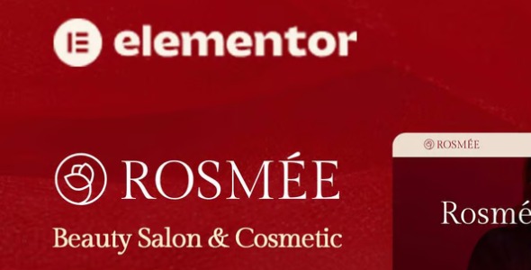 Rosmee 1.0 – Beauty Salon & Cosmetic Elementor Tempate Kit