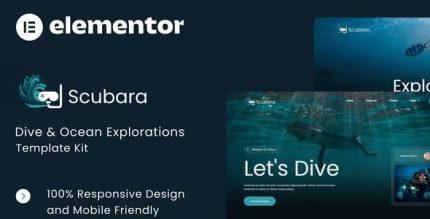 Scubara - Dive & Ocean Explorations Elementor Template Kit