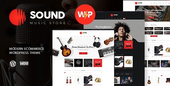 Sound 1.6.12 – Musical Instruments Online Store WordPress Theme