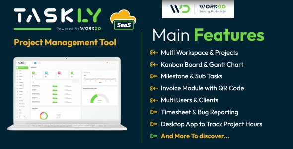 TASKLY SaaS 6.2 – Project Management Tool