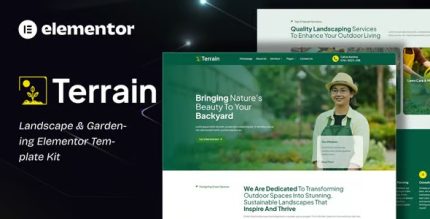 Terrain - Landscape & Gardening Elementor Template Kit