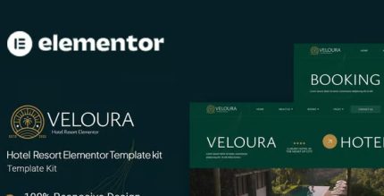 Veloura - Hotel Resort Elementor Template Kit
