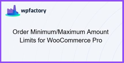 Order Minimum Maximum Amount Limits for WooCommerce Pro