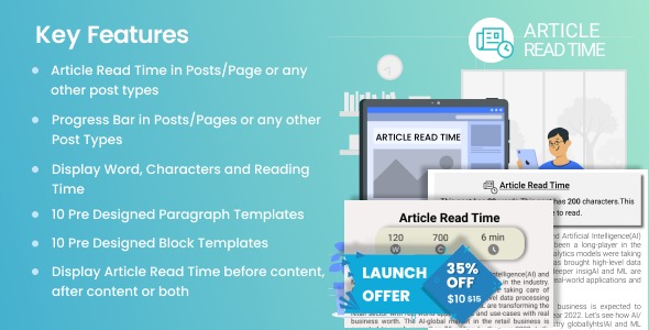 Article Read Time & Progress Bar 1.0.3