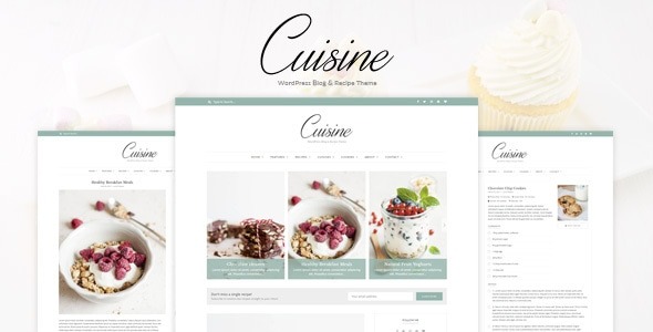 Cuisine 1.13.6 – WordPress Blog & Recipe Theme