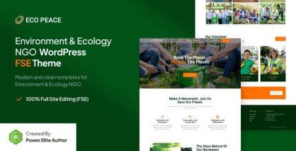 EcoPeace - Environment & Ecology NGO FSE WordPress Theme