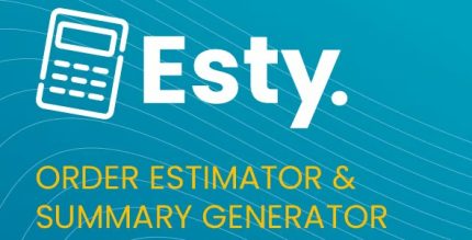 Esty - Order Estimator and Summary Generator