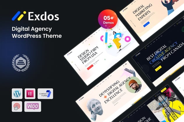 Exdos 1.1.3 – Digital Agency WordPress Theme