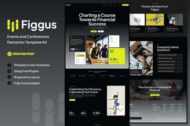 Figgus  – Finance & Investment Elementor Template Kit