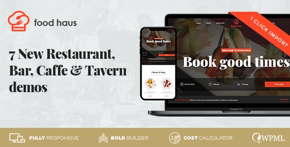 Food Haus 1.2.5 – Restaurant WordPress Theme
