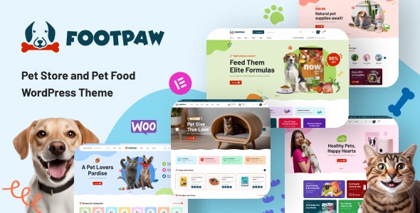 FootPaw 1.0.3 – Pet Store WordPress Theme