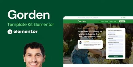 Gorden - Lawn & Gardening Service Elementor Template Kit