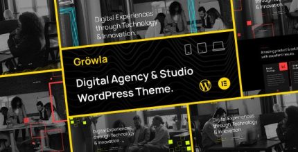 Gröwla - Digital Agency & Studio WordPress Theme