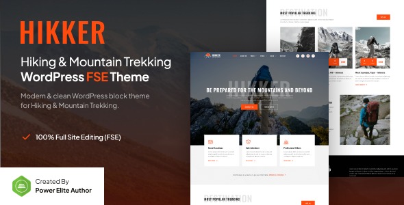 Hikker 1.0.0 – Hiking & Mountain Trekking FSE WordPress Theme