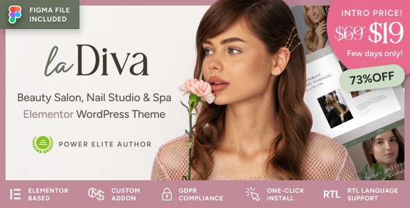 La Diva 1.2.0 – Beauty Salon & Spa WordPress Theme
