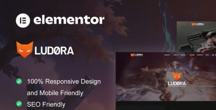 Ludora - Game Developer & Studio Elementor Pro Template Kit
