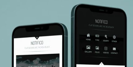 Notifico - Mobile Website Template
