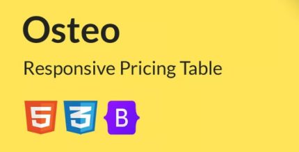 Osteo - Responsive Pricing Table