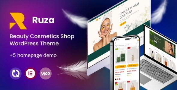 Ruza 1.0.14 – Beauty Cosmetics Shop WordPress Theme