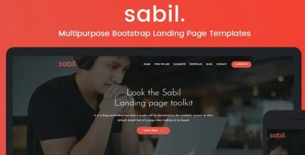 Sabil - Multipurpose Landing Page Templates