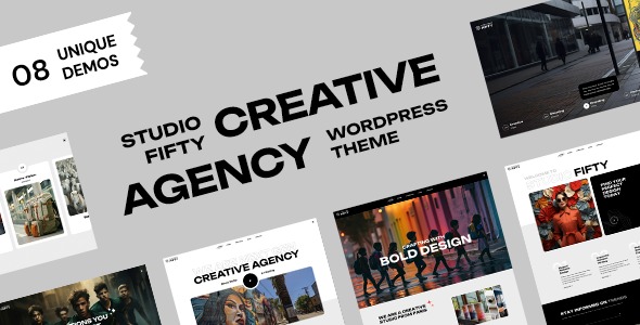 StudioFifty 1.0.2 – Creative Agency and Portfolio WordPress Theme