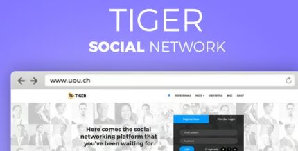 Tiger - Corporate Social Network Template