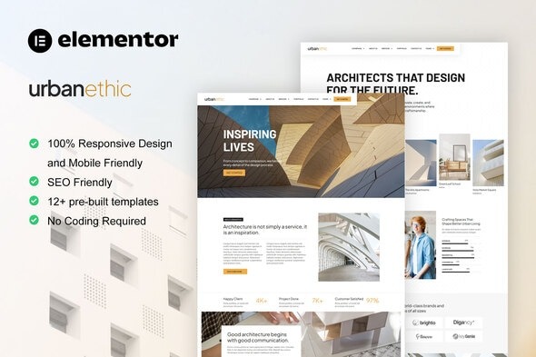 Urbanethic  – Architecture & Interior Elementor Template Kit