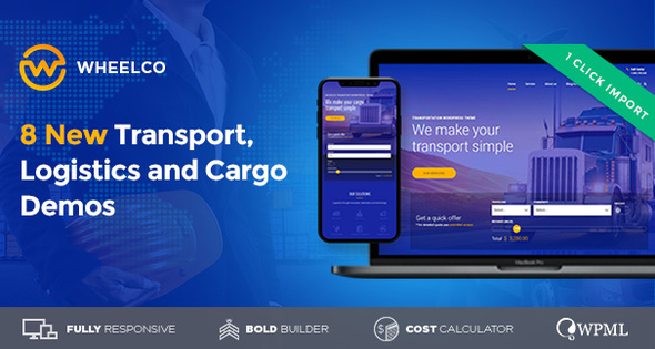 Wheelco 1.2.9 – Cargo, Transport & Logistics WordPress Theme