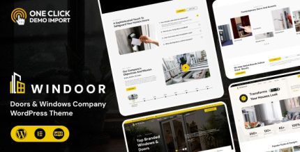 Windoor - Doors & Windows Company WordPress Theme