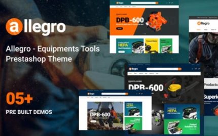Allegro Elementor - Equipment and Tools Store Prestashop Theme