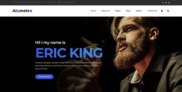 Alumetro 1.0.0 – Personal CV Joomla Template