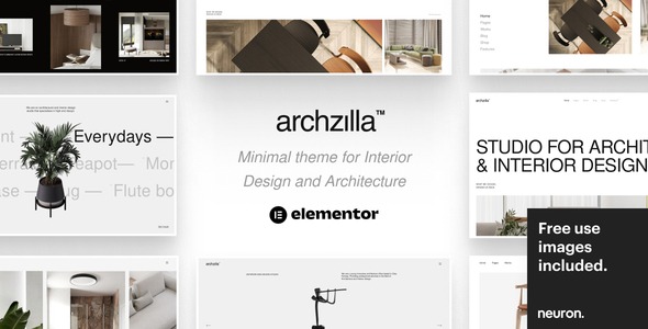 Archzilla 1.1.0 – Minimal WordPress Theme for Interior Design and Architecture