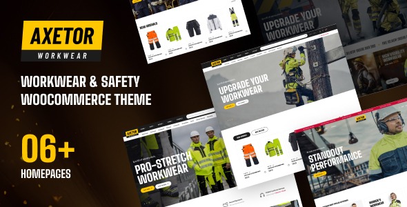 Axetor 1.1.1 – Workwear & Safety WooCommerce Theme
