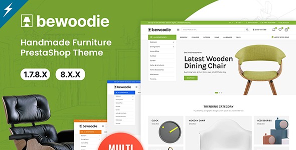 Bewoodie 1.0.0 – Furniture, Decor and Handicrafts PrestaShop Theme