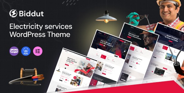 Biddut 1.0.6 – Electricity Services WordPress Theme