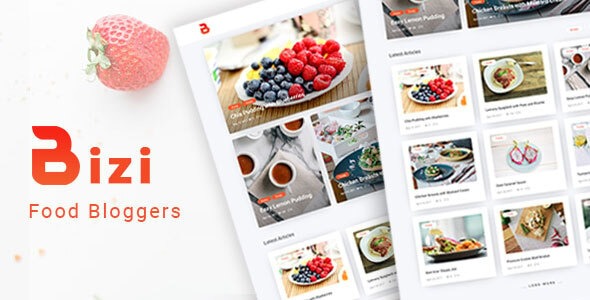 Bizi 2.0.1 – A WordPress Theme for Food Bloggers