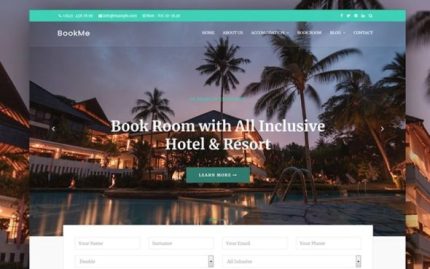 Booking - Hotel-Villa and Travel Joomla 5 Template