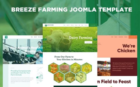 Breeze 5.1.0 – Farm Agricultural and Poultry Joomla Template