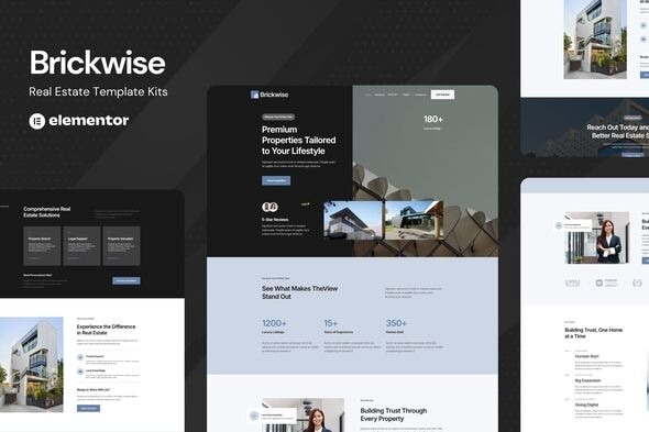 Brickwise 1.0 – Real Estate Elementor Template Kit