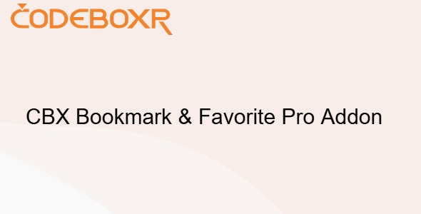 CBX Bookmark & Favorite Pro Addon 1.5.2