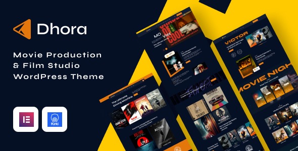 Dhora 1.0.5 – Movie Production & Film Studio WordPress Theme