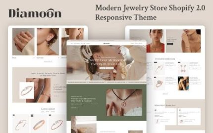Diamoon - Modern Jewelry Store Shopify Responsive Theme