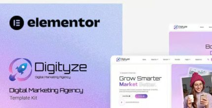 Digityze - Digital Marketing Agency Elementor Template Kit
