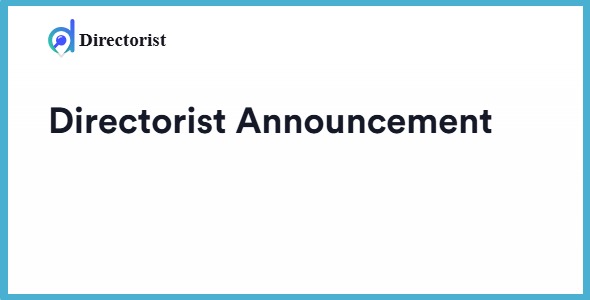 Directorist Announcement 2.3