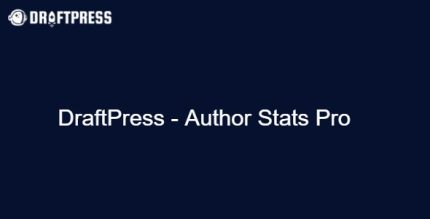 Author Stats Pro - DraftPress